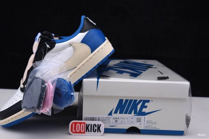 Bmlin x Fragment Scott Travis x Low Retro Air Jordan 1 DM7866-140 Design 0805